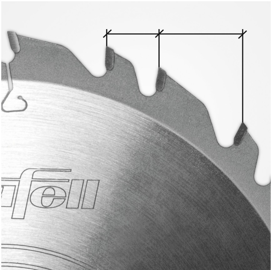 Mafell Sägeblatt KSB-WU 280 GT HW, 280 x 2,8 x 30 mm, Z28-4, 3WZ/FZ, Wood Universal