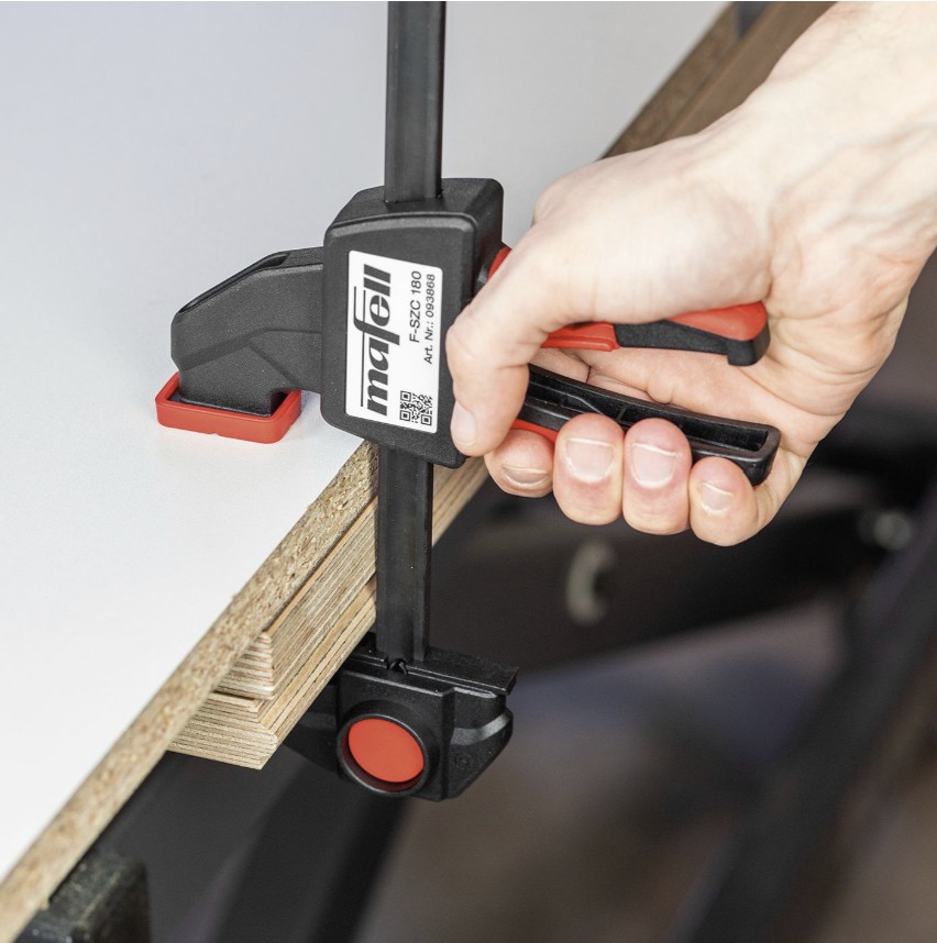Mafell Spannzwinge F-SZC 180 2 Stück, zur Schienenfixierung am Werkstück