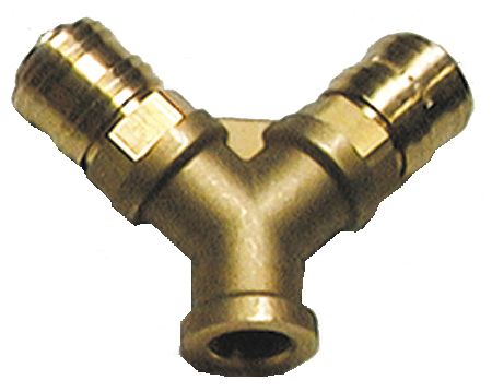 Druckluftverteiler 2 Kupplungen, 3/8 " IG, 