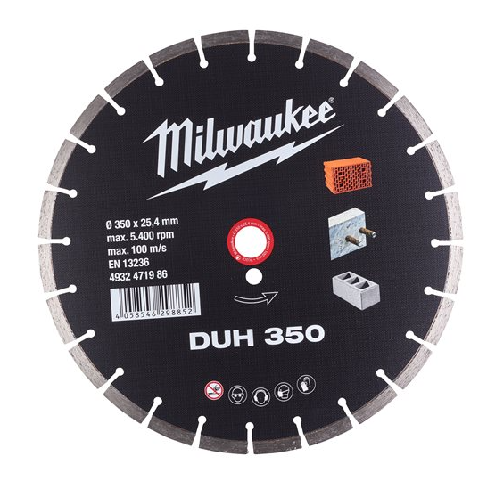 Diamant Trennschiebe Milwaukee DUH350 