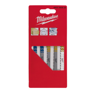 Milwaukee Stichsägeblatt SET Holz - Metall (5 Stück) 
