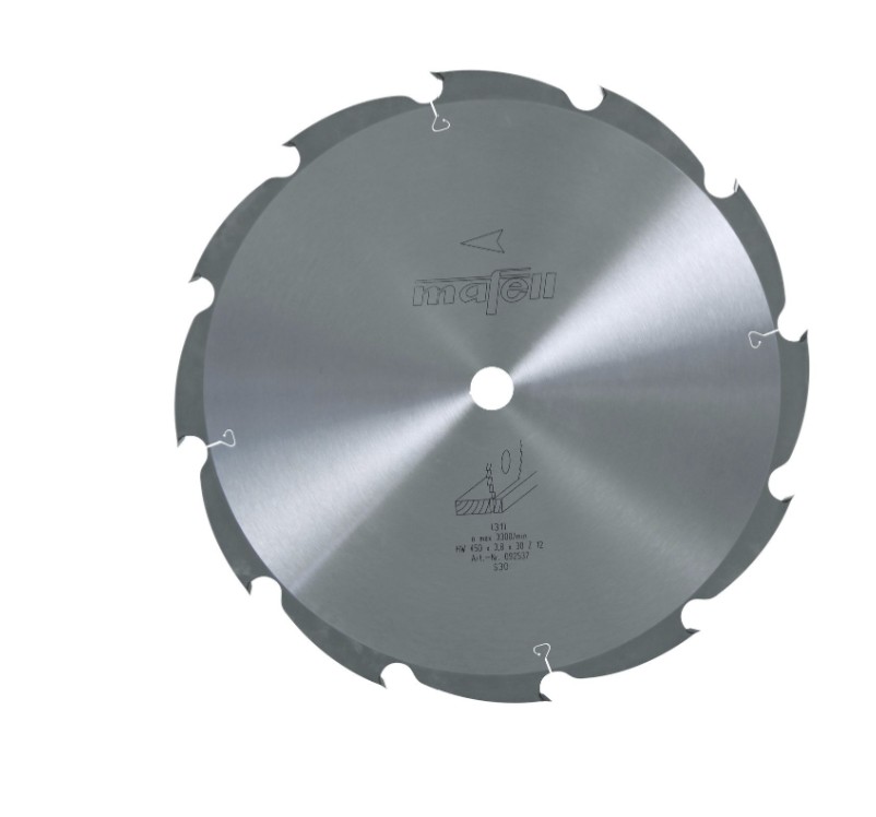 Sägeblatt-HM 450 x 2,5/3,8 x 30 mm, Z 12, WZ