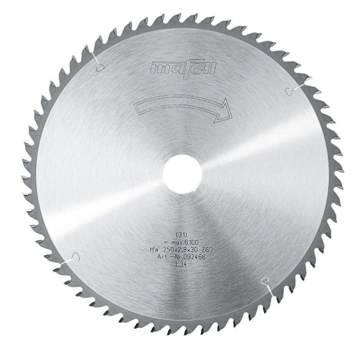 Sägebl.-HM 250x2.8x30 60Z/WZ