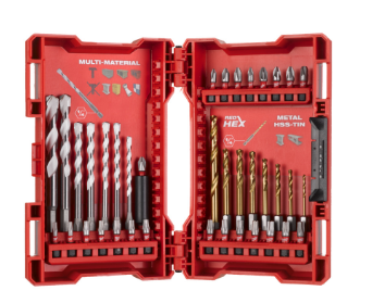 SHOCKWAVE schlagfestes Set Bohren &amp; Schrauben 39-tlg