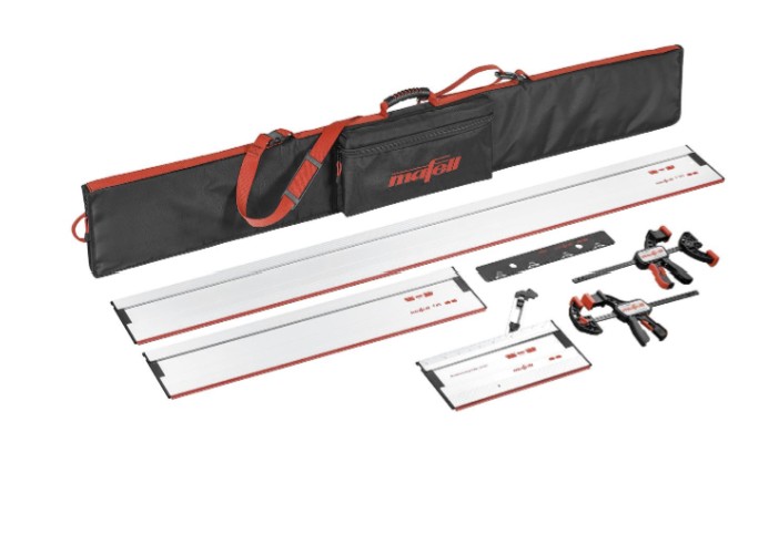 Mafell Führungsschienentaschen-Set F 80 + F 160 + F-WA + F-VS + 2 x F-SZ 180MM + Führungsschienentasche