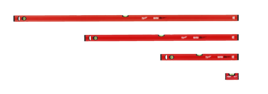 Milwaukee Wasserwaagen Slim SET (180/120/60/10cm) 4 tlg.