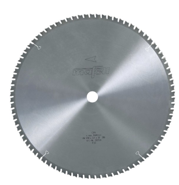 Sägeblatt-HM Sandwich 450 x 3,0/3,4 x 30 mm, Z 86, FZFA/FZFA, für Sandwichplatten mit Metalleinlage oder Metalldeckschichten