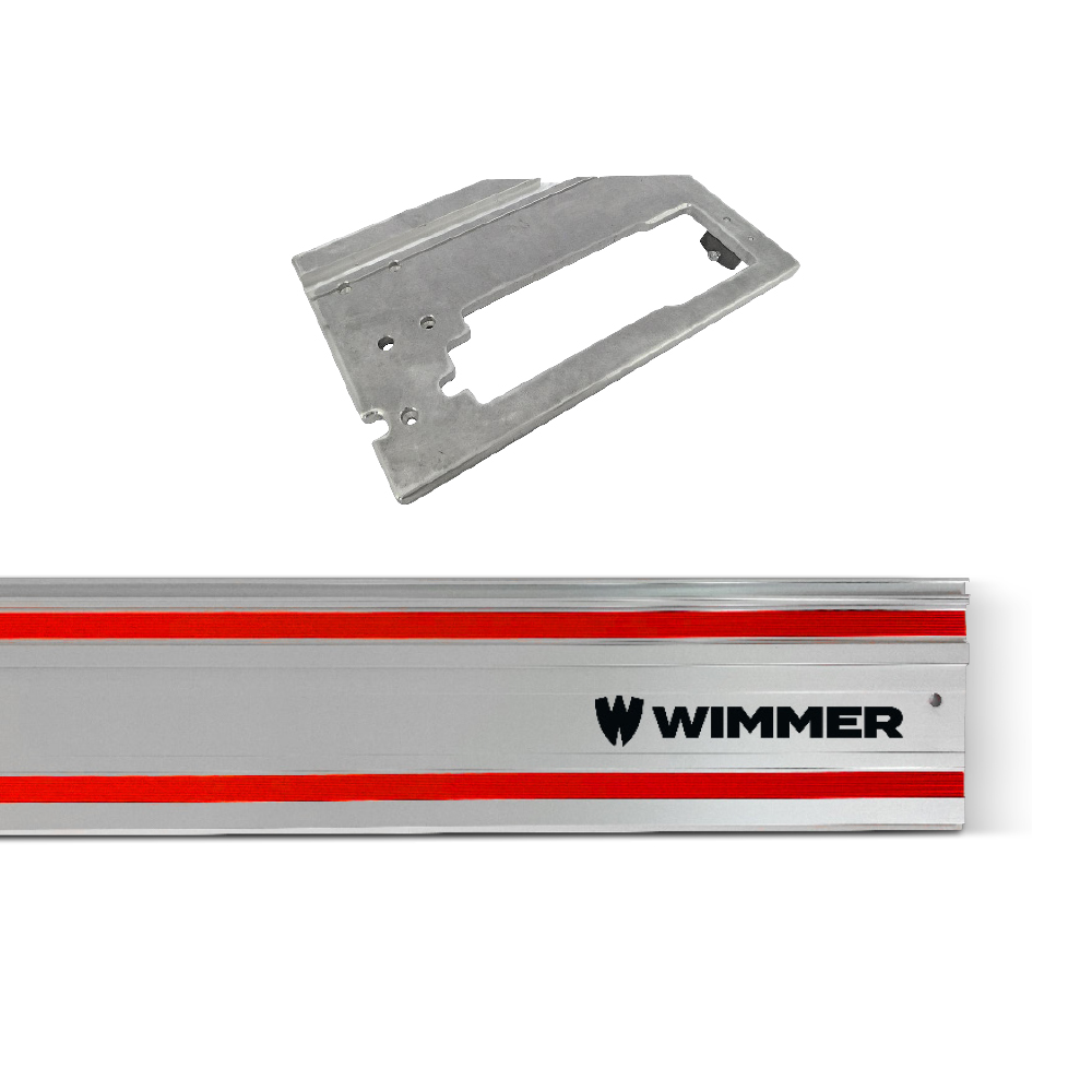 ADAPTERPLATTE MIT FÜHRUNGSSCHIENE ZU MILWAUKEE AKKU HANDKREISSÄGE M18BLCS66