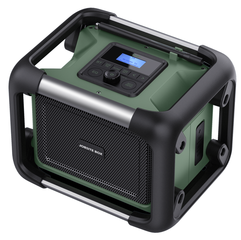 Akkuradio WIRADIO Jobsite kompatibel mit Milwaukee M18 Akkupack