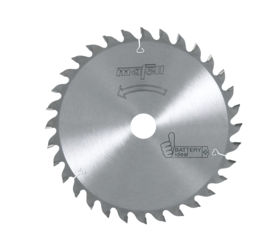 Sägeblatt-HM 185 x 1,2/1,8 x 20 mm, Z 32, WZ, Battery ideal, für Längs- und Querschnitte in Holz