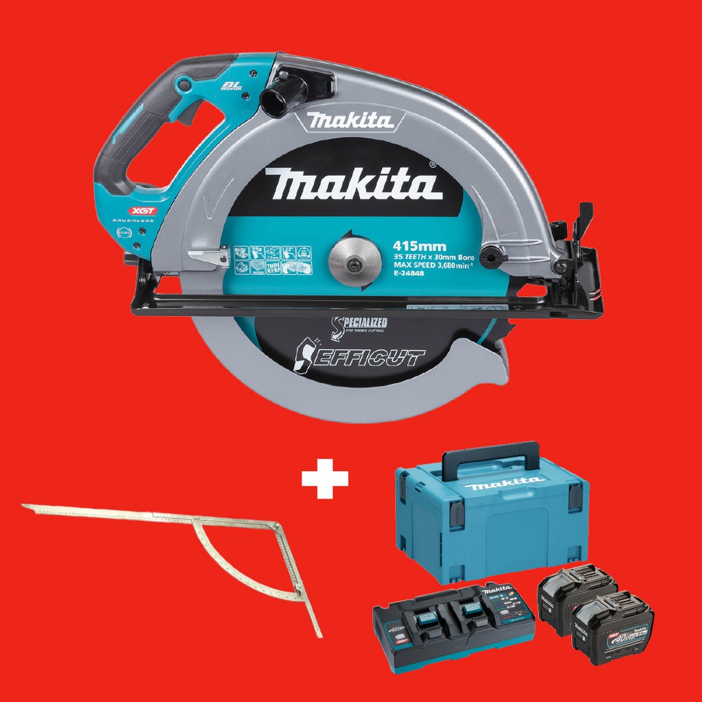 Makita Akku-Handkreissäge XGT + Akku-Power Source Kit
