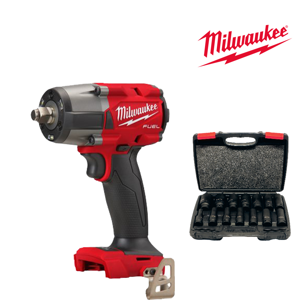 BLACK METAL - Milwaukee Akku Schlagschrauber Set 1/2&quot;