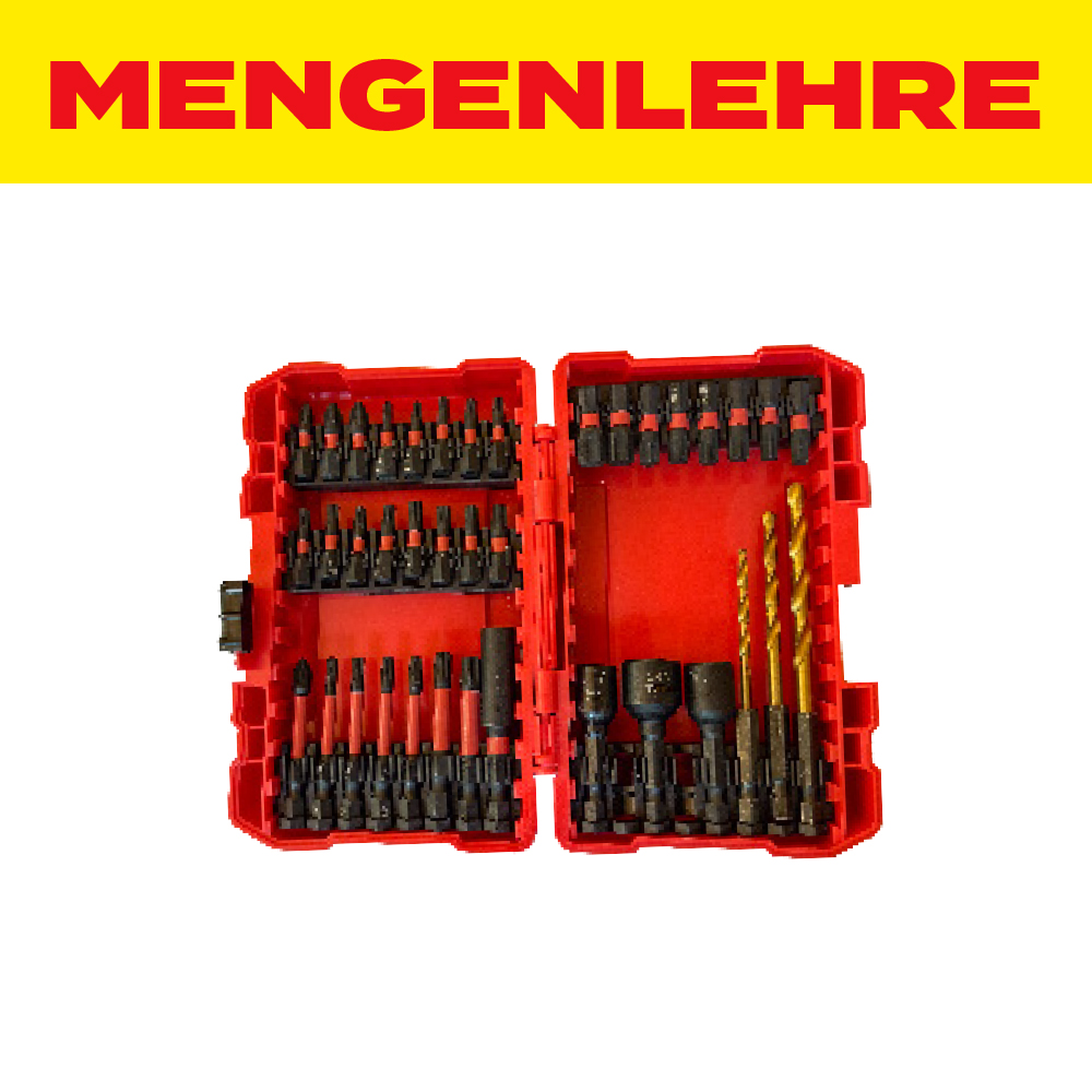 MENGENLEHRE WIBIT BITDRILLBOX 39 - teilig
