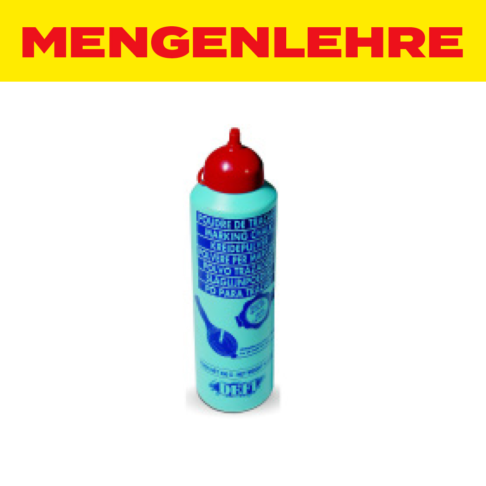 MENGENLEHRE Schlagschnurfarbe ROT