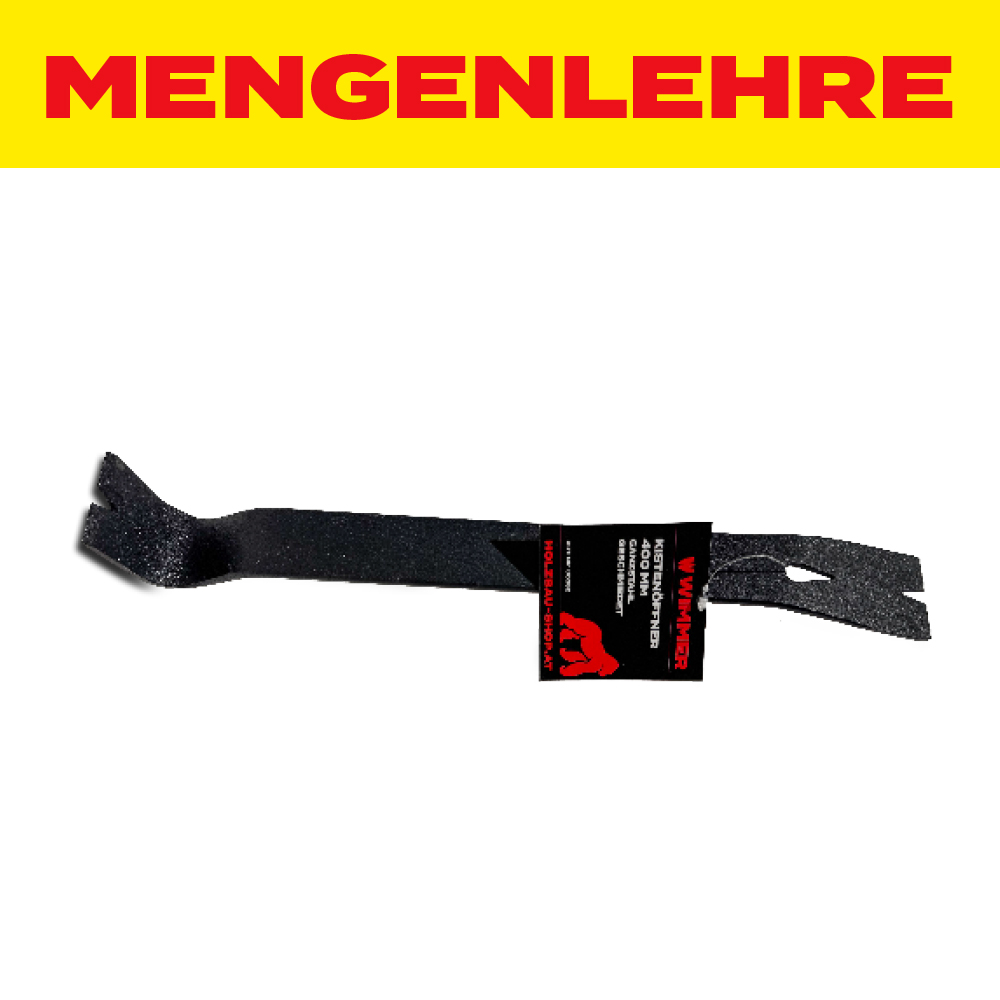 MENGENLEHRE Kistenöffner WIMMER 40 mm