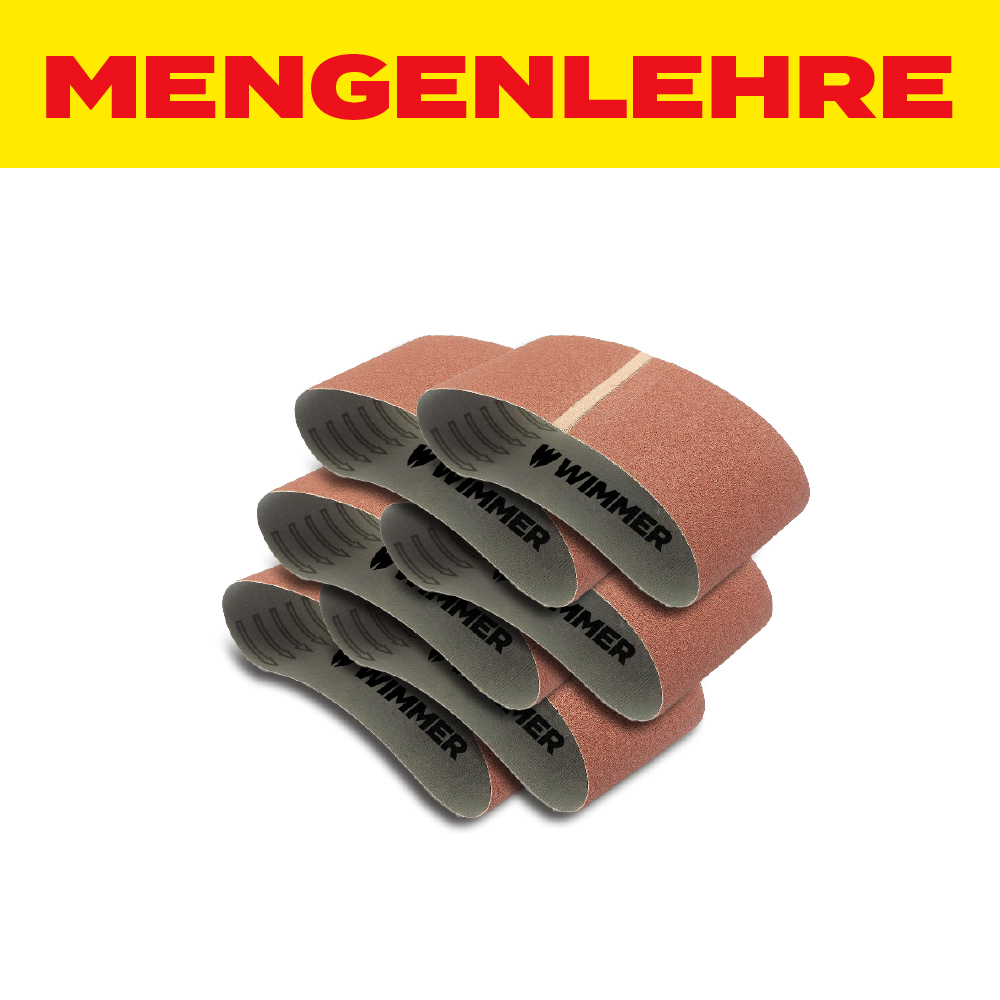 MENGENLEHRE Bandschleifpapier 100 x 610 mm zu Makita Bandschleifer 9403 K120