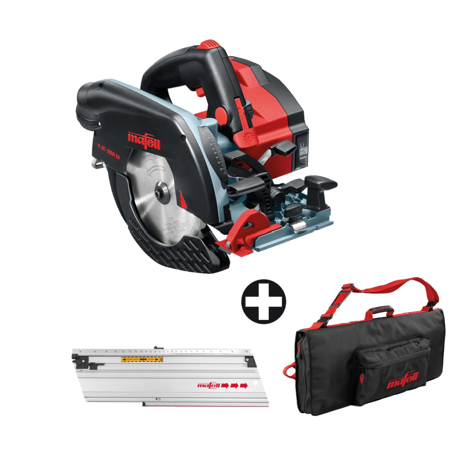 Mafell DEAL386 K 65 18M BL + Führungseinrichtung M + Tz-FT800