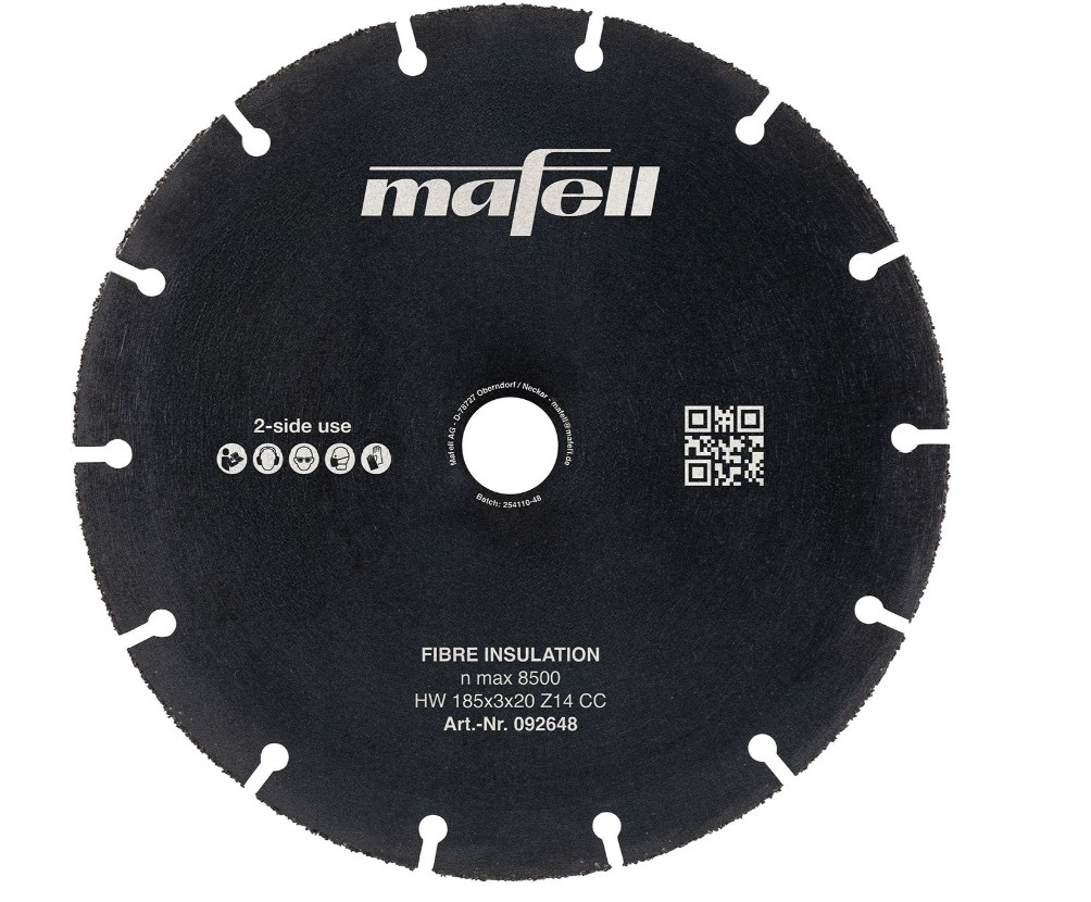 Mafell Sägeblatt KSB-FI 185 HW, 185 x 3 x 20 mm, Z14, CC, Fibre Insulation