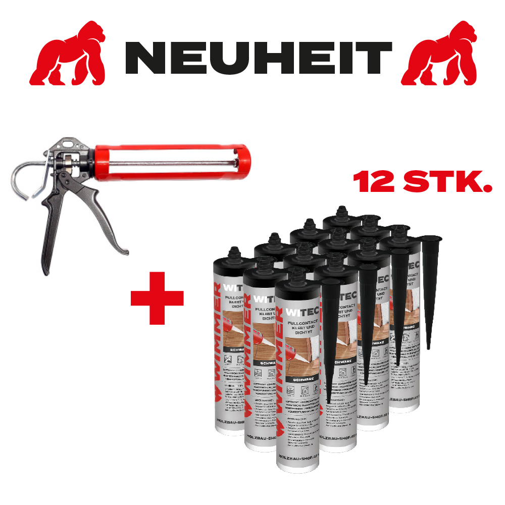 NEUHEIT WITEC FULLCONTACT KLEBT UND DICHTET SCHWARZ
