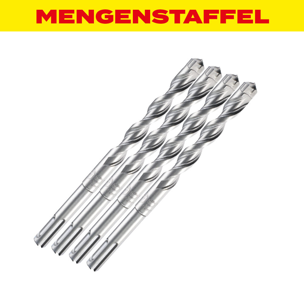MENGENSTAFFEL Hammerbohrer SDS-Plus HM X4 Schneider 10 x 350