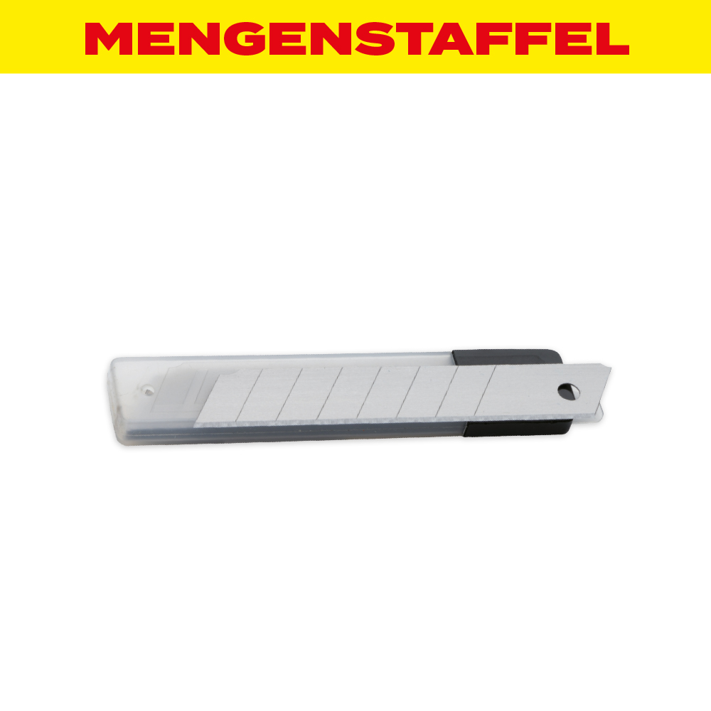 MENGENSTAFFEL Abbrechklingen 18 mm extra schwer für Profi Cutter