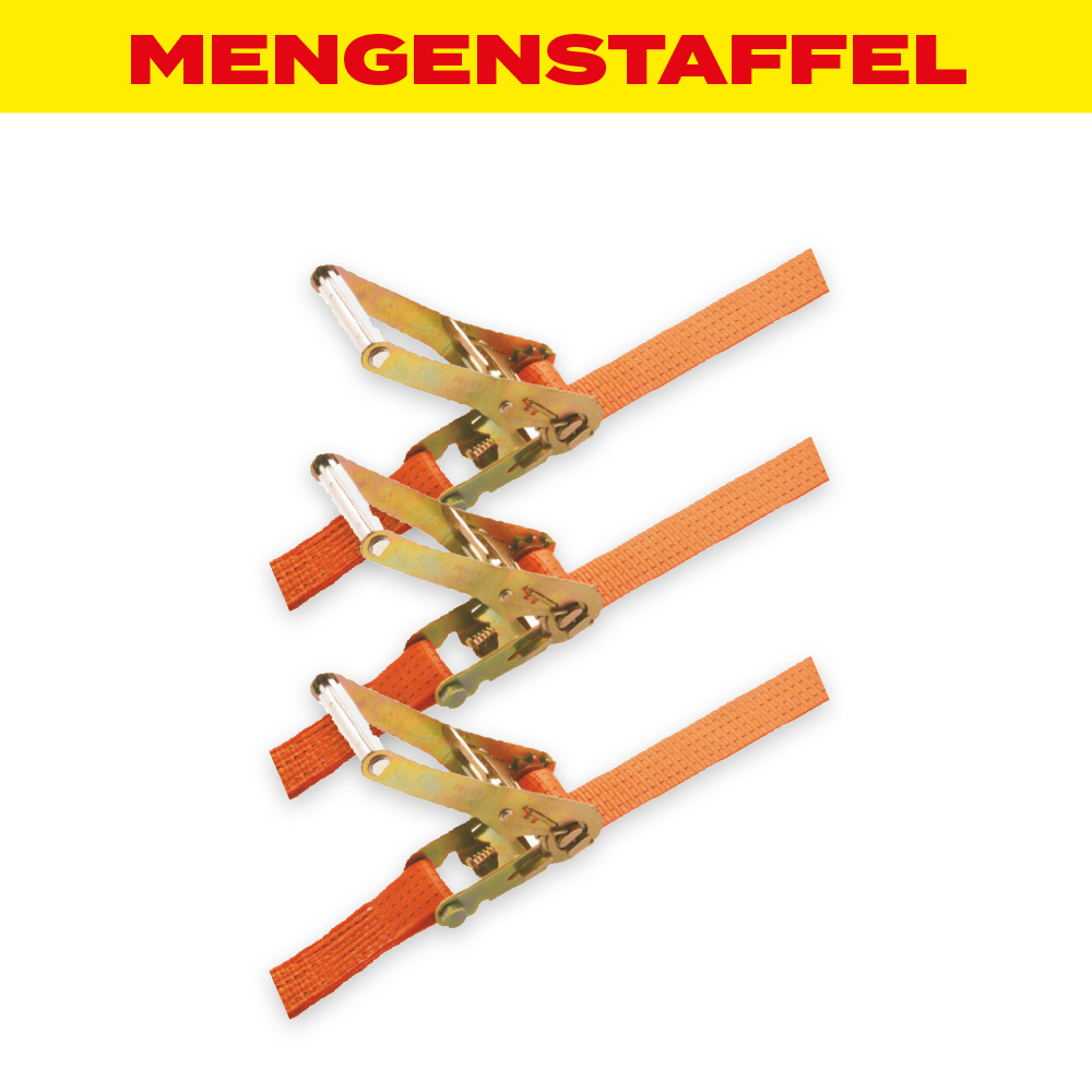 MENGENSTAFFEL Zurrgurt - Spanngurt 50 mm 3 Tonnen 8 Meter