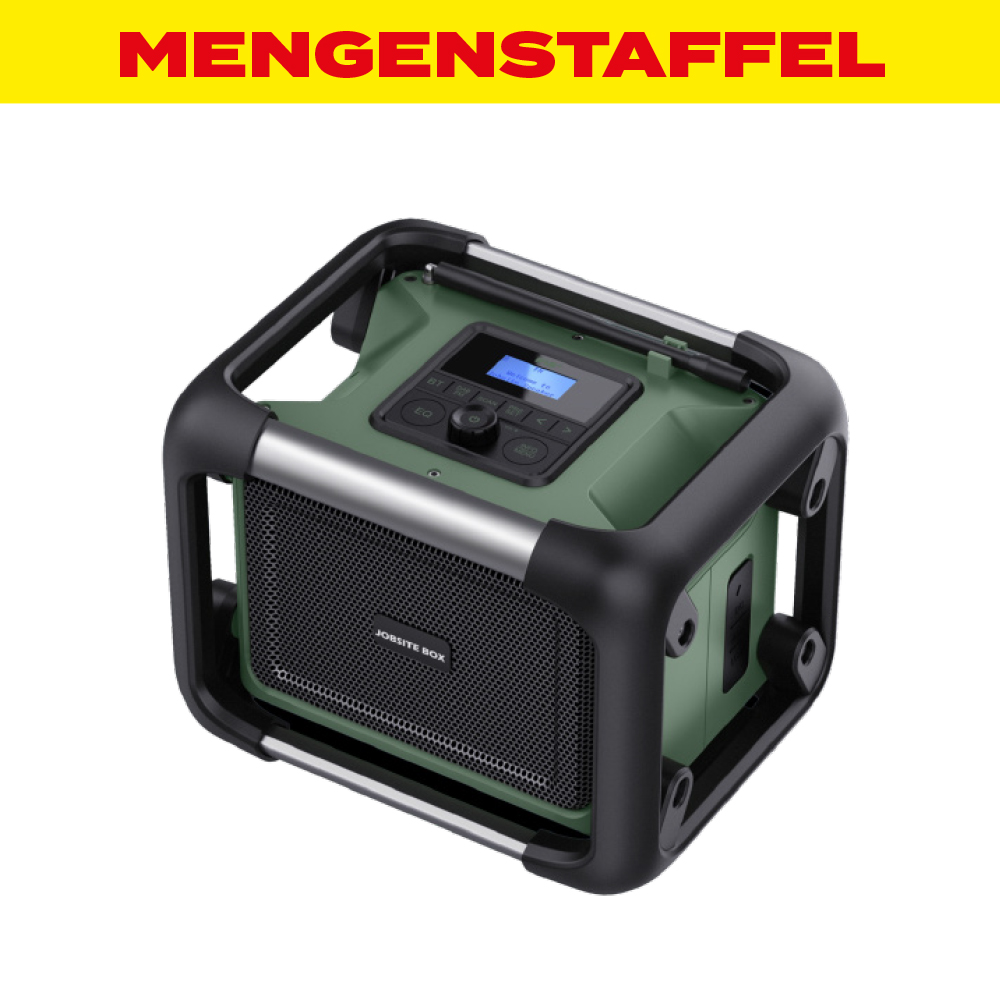 MENGENSTAFFEL Akku-Radio Jobsite