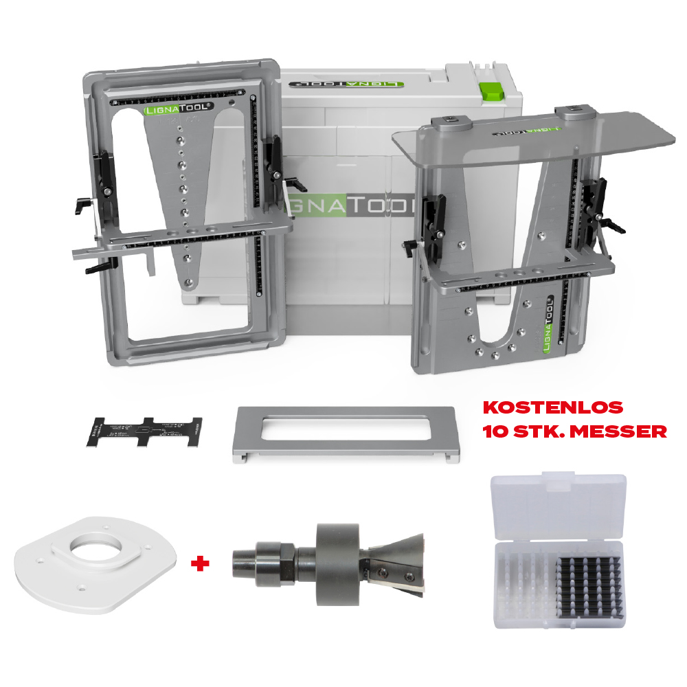 Lignatool Schwalbenschwanzfrässystem PROFI-SET