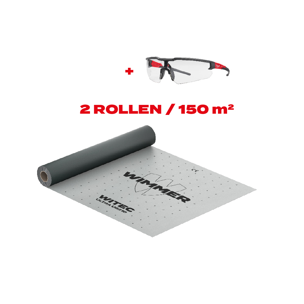 2 Rollen WITEC Unterdeckbahn ULTRA 210 Gramm