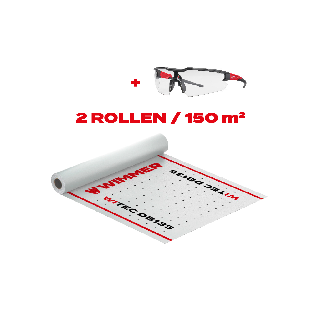 2 Rollen WITEC Dampfbremse 135 Gramm