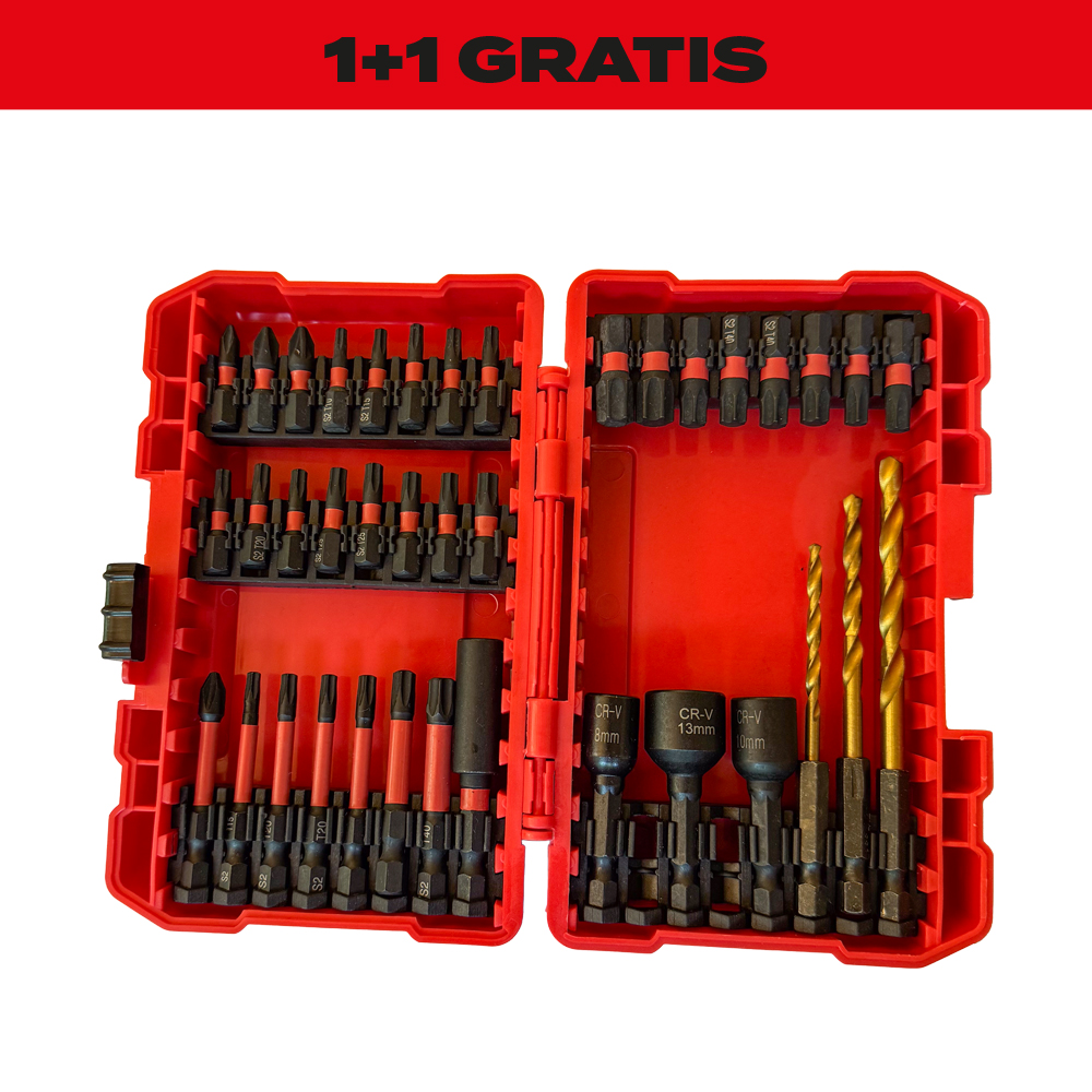 1+1 Gratis WIBIT BITDRILLBOX 39-teilig