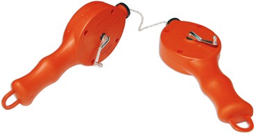 [80107]  Doppelschlagschnurgerät "DUO" 30 Meter mit Kurbel                    