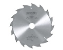 Sägeblatt-HM 168 x 1,2/1,8 x 20 mm, Z 16, WZ, für Längsschnitte in Holz