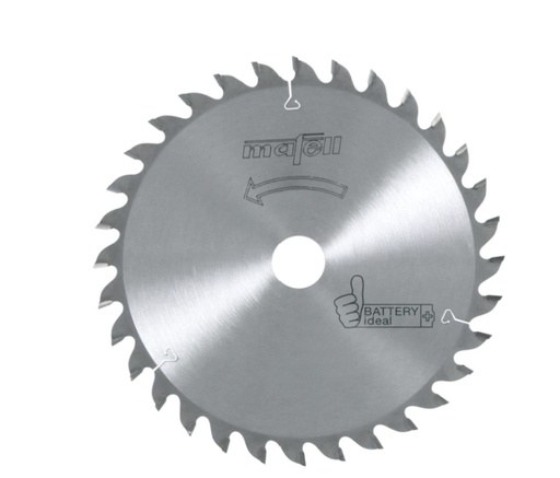 [092493] Sägeblatt-HM 185 x 1,2/1,8 x 20 mm, Z 32, WZ, Battery ideal, für Längs- und Querschnitte in Holz