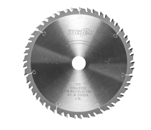 [092604] Sägeblatt 162 x 1,8 x 20 mm