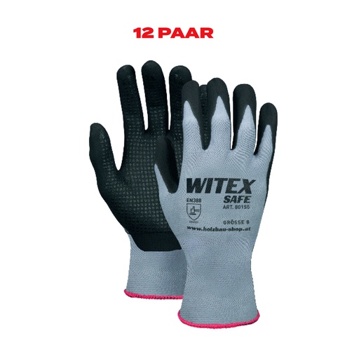 [45/25+G8] WITEX Arbeitshandschuhe Größe 8