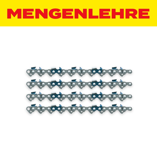 MENGENLEHRE Sägekette WIMMER 370 mm 0,325&quot; / 1,6 mm 62 Tlg.