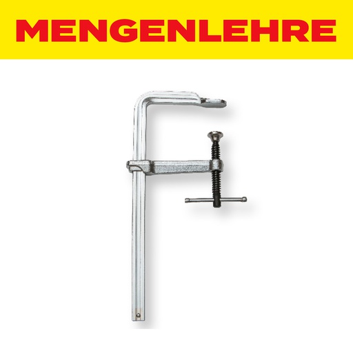 MENGENLEHRE Ganzstahl Zwinge 800 mm
