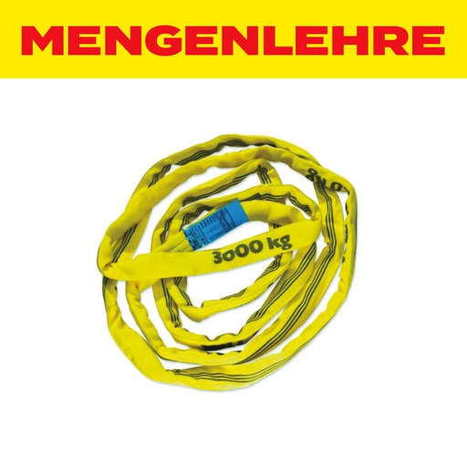 MENGENLEHRE Rundschlinge 3 Tonnen, 3000 mm