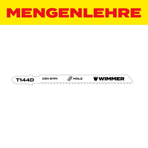 MENGENLEHRE Stichsägeblatt-Set T144D 5 tlg.