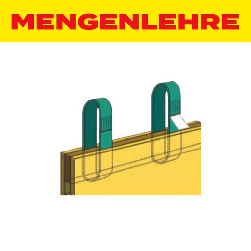 MENGENLEHRE Hebeschlaufen 500 kg, 500 mm