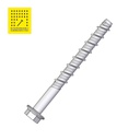 50 Stück Schraubanker / Betonschrauben 10,5 x 90 mm