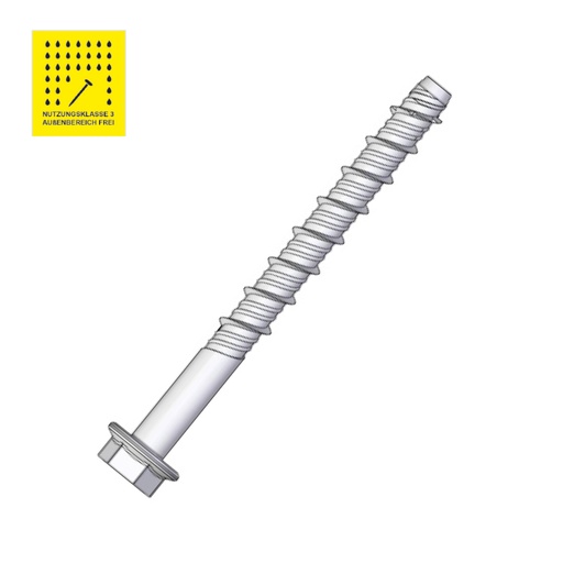 [25/26] 50 Stück Schraubanker / Betonschrauben 10,5 x 90 mm