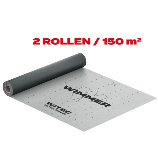 [68/26] 2 Rollen WITEC Unterdeckbahn ULTRA 210 Gramm