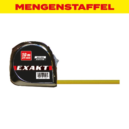 MENGENSTAFFEL Exakt Rollmeter 8 Meter / 25 mm