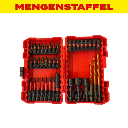 MENGENSTAFFEL WIBIT BITDRILLBOX 39 teilig Torx 20, Torx 25, Torx 30, Torx 40 + Bohrer