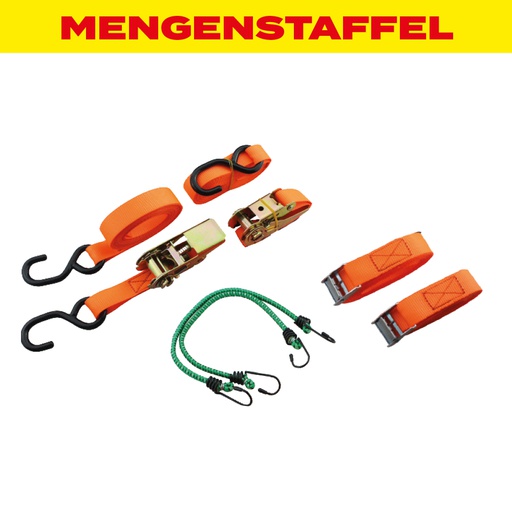 MENGENSTAFFEL Ladesicherungs-Set 6 teilig