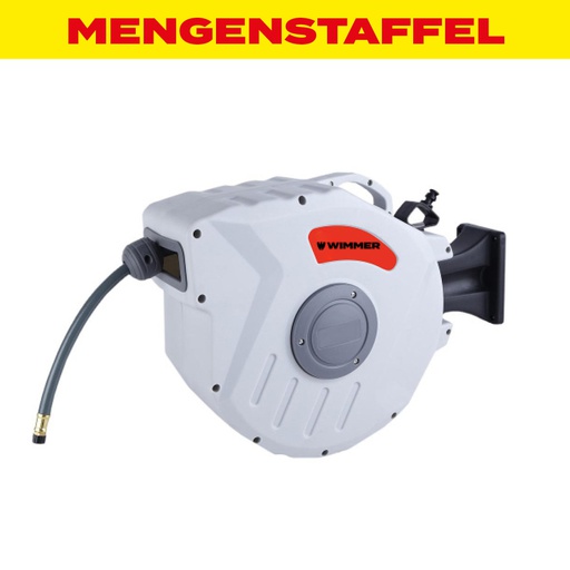 MENGENSTAFFEL Druckluft Schlauchtrommel "WANDMONTAGE" 15 Meter