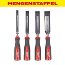 MENGENSTAFFEL Milwaukee Stechbeitel Set 4 teilig