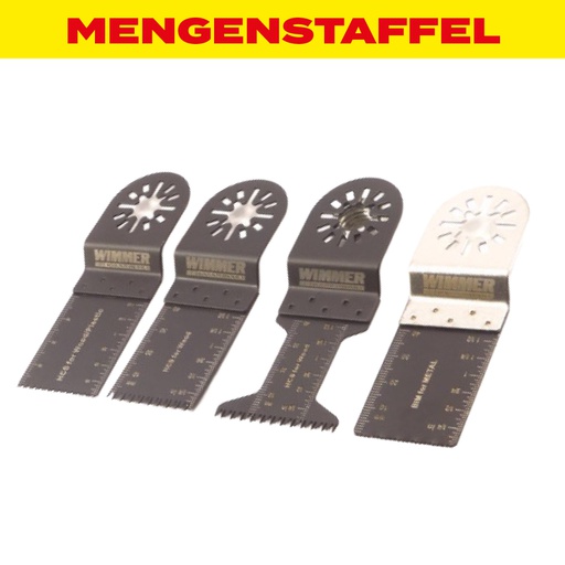 MENGENSTAFFEL Multitool-Sägeblätter-Set 4 Stück